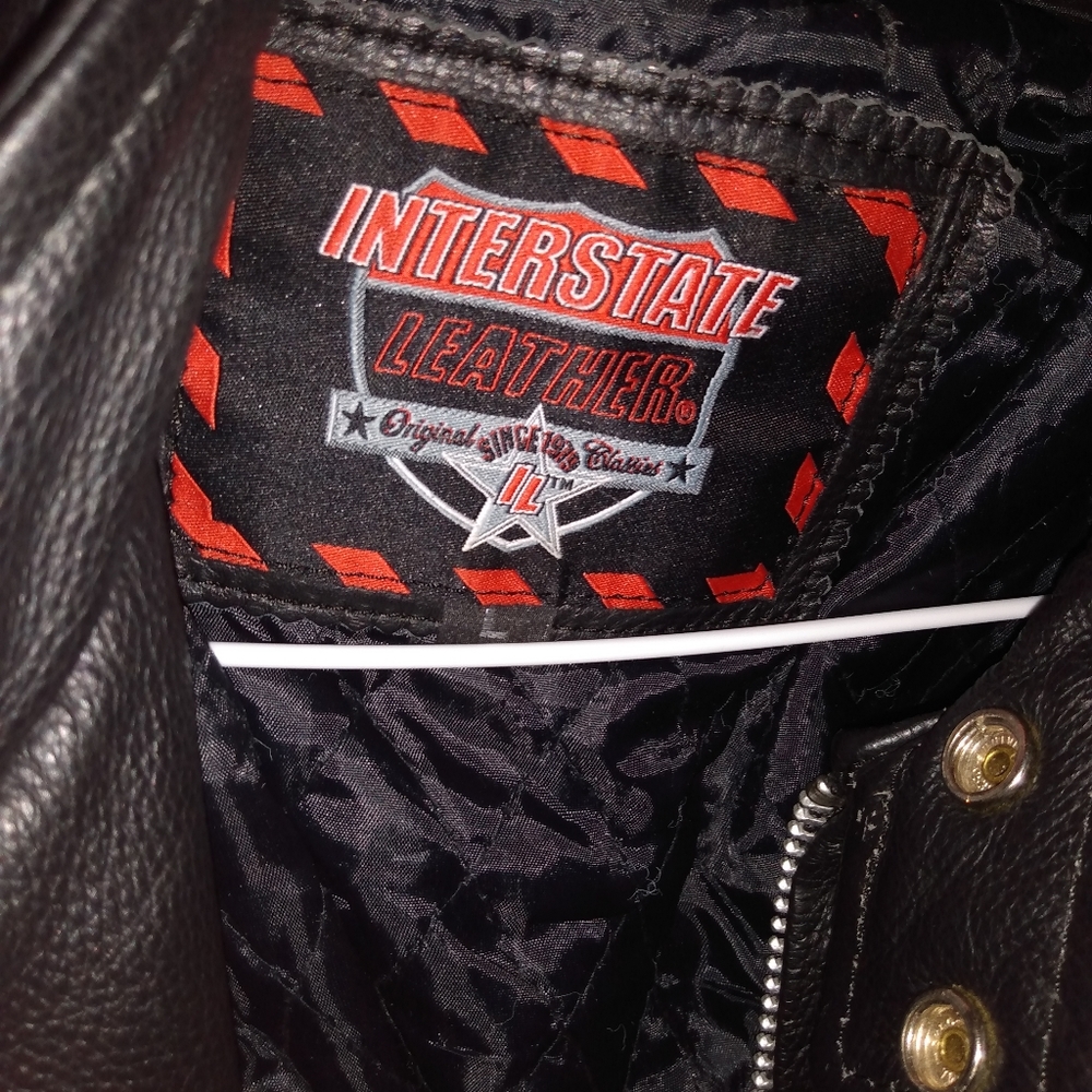 Leather coat